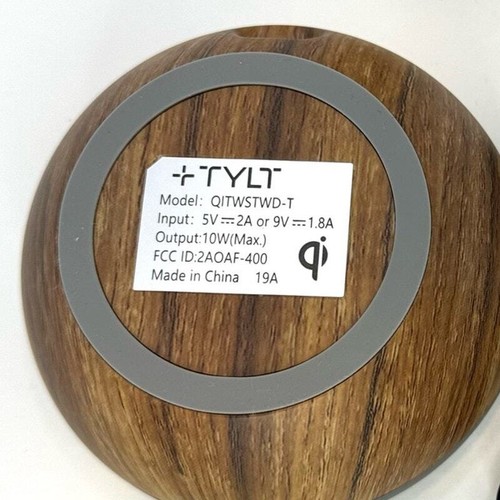 TYLT Twisty Wireless Charging Pad & Adjustable Stand-Grey & Wood - 第 5/5 張圖片