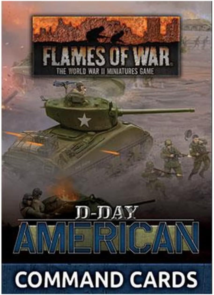 Миниатюры на фронтах войны Пламя войны американские командные карточки дня Д FOW FW262C 2290₽