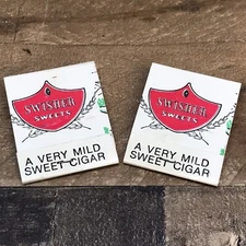 Vintage Swisher Sweets Cigars Matchbooks (2)Tobacco Advertising *Unused* 🇺🇸