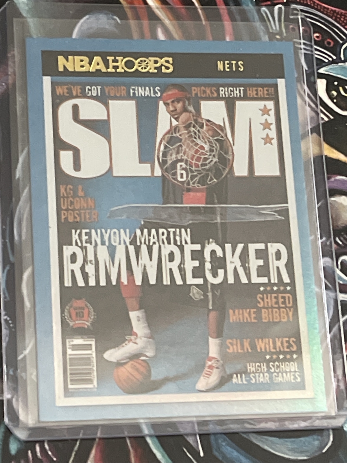 2021-22 PANINI NBA HOOPS BASKETBALL KENYON MARTIN HOLO SLAM INSERT # SLAM #79