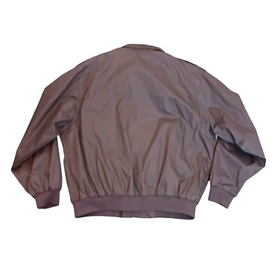 Vintage 80s Brown Members Only Jacket Size Large Windbreaker