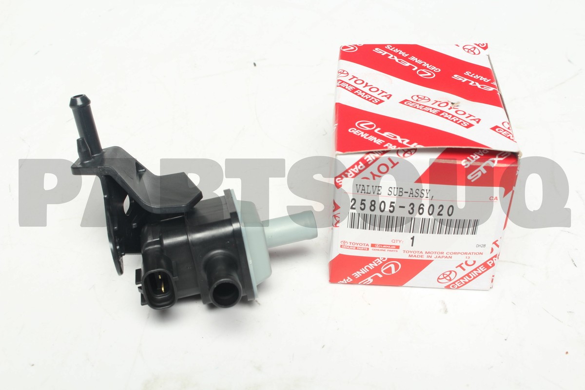 2580536020 Genuine Toyota VALVE SUB-ASSY, VACUUM SWITCHING 25805 