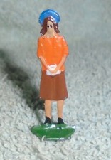 Vintage Heinrichsen German Flat Lead "School Girl" Near Mint Free Shipping