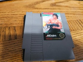 Rambo NES 1988 Acclaim Authentic Cartridge + Dust Sleeve Nintendo Game one
