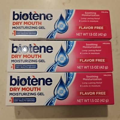 #ad #ad Biotene Dry Mouth Gel 1.5oz Flavor Free X3 Exp 2027 $23.99