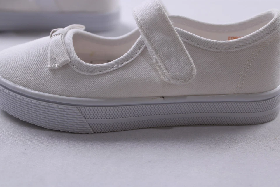 Zapatillas Gymboree Little Essentials Mary Jane para niños pequeños LB3 blancas EE. UU.:11 UE:28 Foto 2 de 4