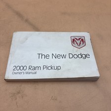 2000 Dodge Ram Pickup Owner's Manual Base, ST, and SLT Free Shipping