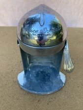 Vintage Rival Juice-O-Mat White Chrome Manual Juicer – Art Deco Style