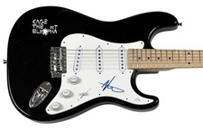 Cage The Elephant Matt Shultz Signed Autograph Electric Guitar Lead Singer ACOA
