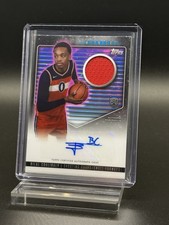 Topps 2023-24 Midnight Rookie Jersey Auto Bilal Coulibaly #RJA-BC Wizards