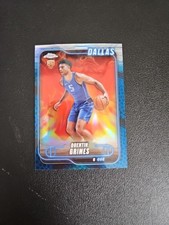 2024-25 Chrome Basketball - Quentin Grimes RC - Blue Basketball Refractor - 163
