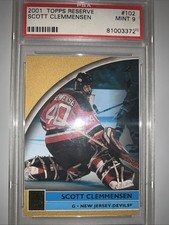 Scott Clemmensen Topps Reserve Rookie Card #102 PSA 9