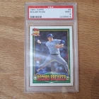 Topps 1991 Nolan Ryan #6 Record Breaker Texas Rangers Baseball Card PSA 9