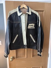 Rare Vintage 1970’s Lee Trevor racing Jacket “Roll-fast Indianapolis” Leather XL