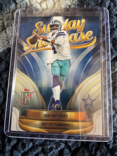 2025 Topps Signature Dak Prescott Blue (RAW)