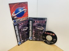 Sega Saturn PAL A.M.O.K Complete In Box Including Manual