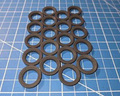 20 Crush Washers 1/2x28 1/2-28 5.56 223 22LR Parkerized finish US Made