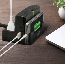 Hype Volt Cell Phone Mobile & Tablet Stand Charging Docking Station w/USB Ports