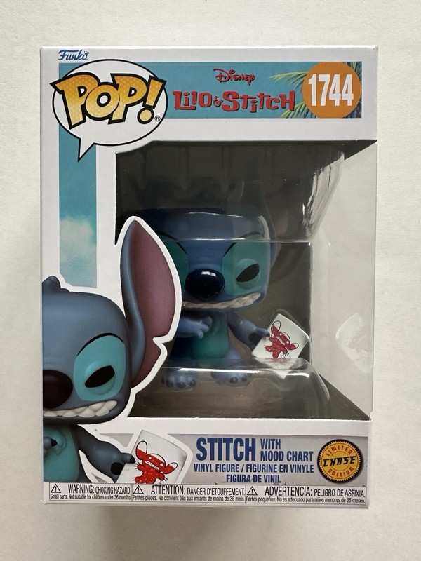 Funko Pop! Disney Lilo & Stitch: Stitch With Mood Chart #1744 Chase
