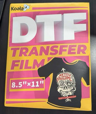 DTF Transfer Film 8.5 X 11 Inch, 50 Sheets for DTF and Sublimation Inkjet Printe