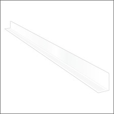 50 Pack Shelf Dividers for Retail Stores, 1 H x 13-9/16 L, 15 mil Clear PVC Reta