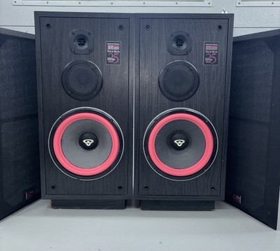 Cerwin Vega RE25 Speakers New Foam & Coil Alignment OEM Woofers-Fair Condition
