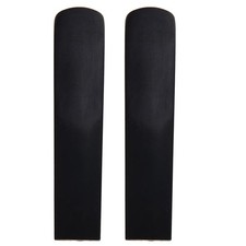 2Pcs Resin Soprano Saxophone Reeds Strength 2.5 Black Durable Woodwind Parts