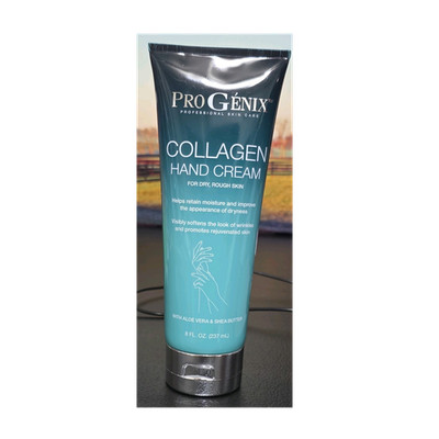 ProGenix Collagen Hand Cream Moisturizer Aloe & Shea Butter 8 fl oz