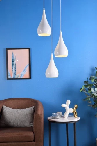 Living District Nora 3 Light Transitional Aluminum Pendant in Black - Picture 6 of 9