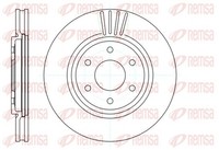 2X Bremsscheibe Remsa 61037.10 FüR Pathfinder R51 Nissan 295,6Mm 3 Dci 4WD
