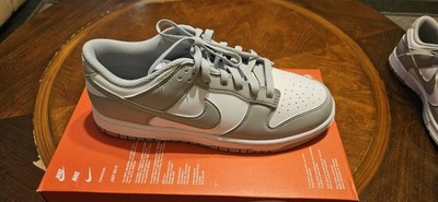 Nike Dunk Low Retro Size 9 Mens Silver On White