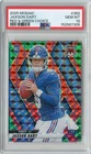 2025 Panini Mosaic Jaxson Dart RED & GREEN CHOICE PRIZM Rookie RC #362 PSA 10