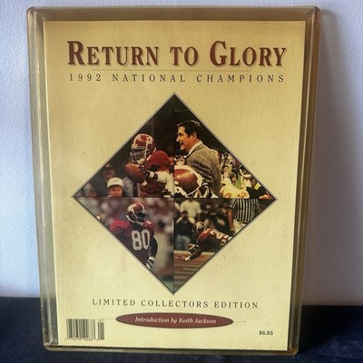 Return To Glory 1992 National Champions. Alabama Crimson Tide Football Stallings