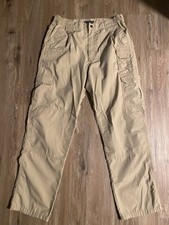 5.11 Tactical Series Pants Mens 36x33 Khaki Beige Cargo Ripstop Utility Pro