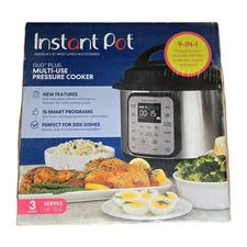 Instant Pot Duo Plus 3 Qt. 9-in-1 Multi-Use Pressure Cooker  New
