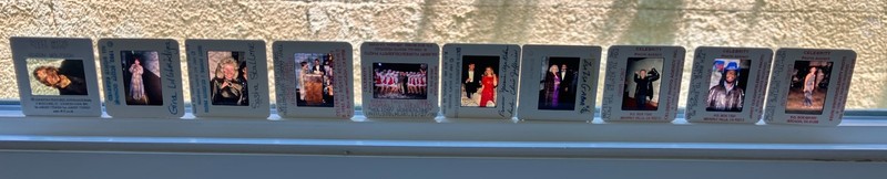 LOT of 37 1990s Celebrity Slides: Demi Moore, Bette Midler, Lisa Marie Presley..