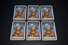 Heroquest MB Morcars Magier Original  # 6 x Herr der Stürme Zauberkarten # Set !