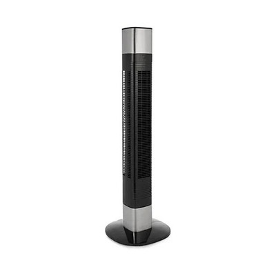 Princess Leiser Turmventilator Schwarz Tragbare Kühlbox 3 Geschwindigkeiten 50W Oszillierend 80°