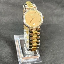 Christian Dior Dior Octagon Date Gold Tone Women's Quartz Watch 25mm Case