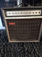 Wem Dominator MK III Amplifier Guitar Amplifier Black And Red