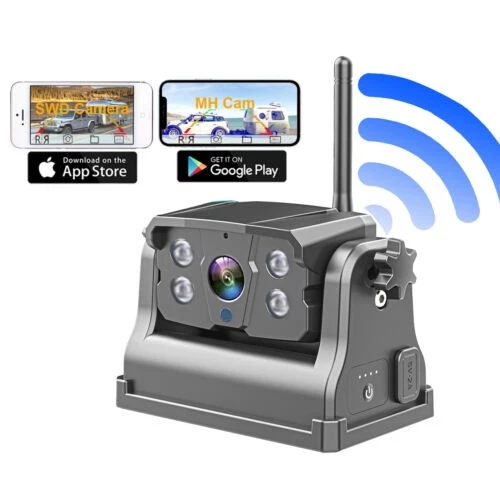 Wireless Reversing Magnetic Backup Camera  for Truck Trailer Caravan Camper Car
