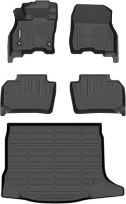 Floor Mats with Cargo Liner for Nissan Leaf 2018-2025, All Weather 2024 Leaf Car