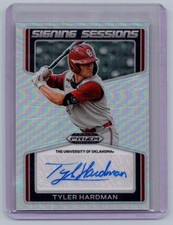 2022 Panini Prizm Draft Picks Tyler Hardman Signing Session