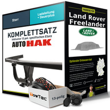 Für LAND ROVER Freelander 2 Typ L359 Anhängerkupplung starr +eSatz 13pol 12- NEU