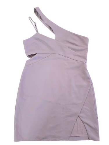 NBD x Naven Chloe Mini Dress Womens Size Medium Mauve Light Pink Cutout - Picture 2 of 8