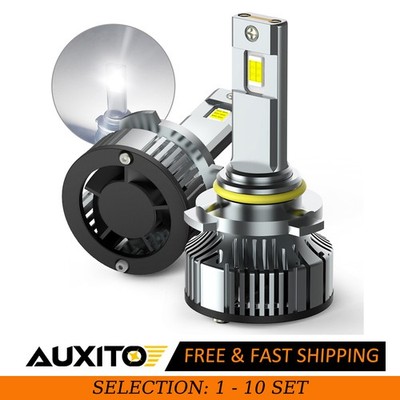 2-20X AUXITO 9006 HB4 LED Headlight Bulbs High Low Beam Kit Extremely White Y19