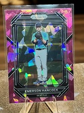 2023 Panini Prizm #24 Emerson Hancock Pink Ice Prizms