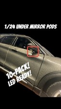 1/24 LED READY UNDER MIRROR LIGHT PODS POLICE MODEL CAR 10 PACK