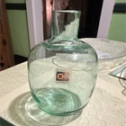 Vintage Blenko Art Glass Handblown Light Green Vase/Bottle