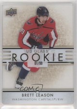 2021-22 Upper Deck Ovation UD Glass Rookies Gold 1/99 Brett Leason #GR-8 0g60